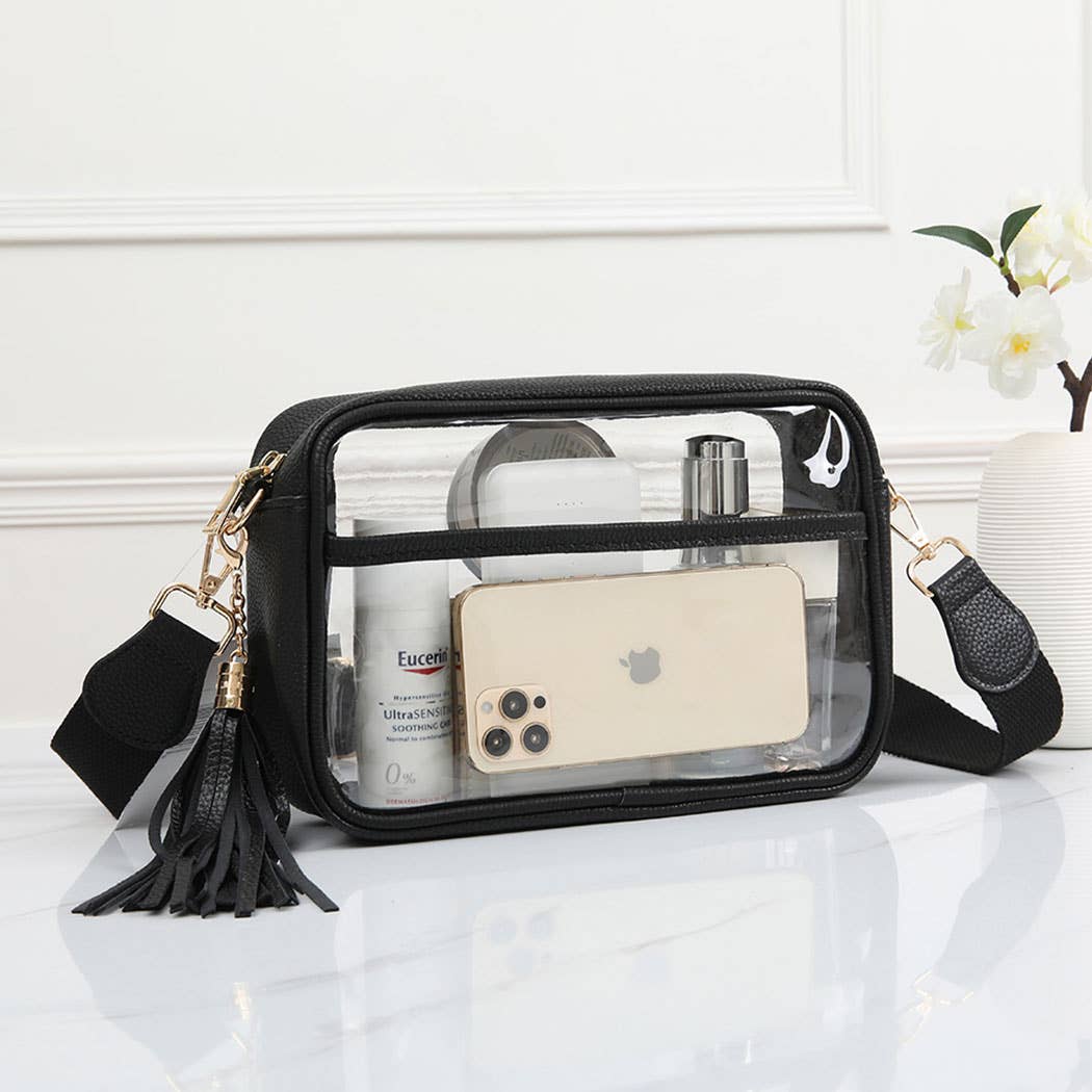 Clear stadium crossbody
