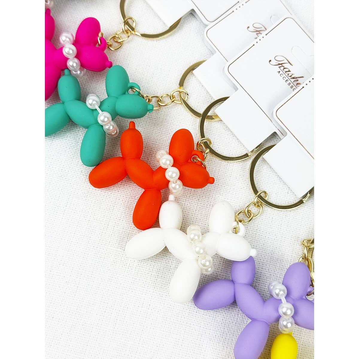 Colorful Puppy Theme Keychain