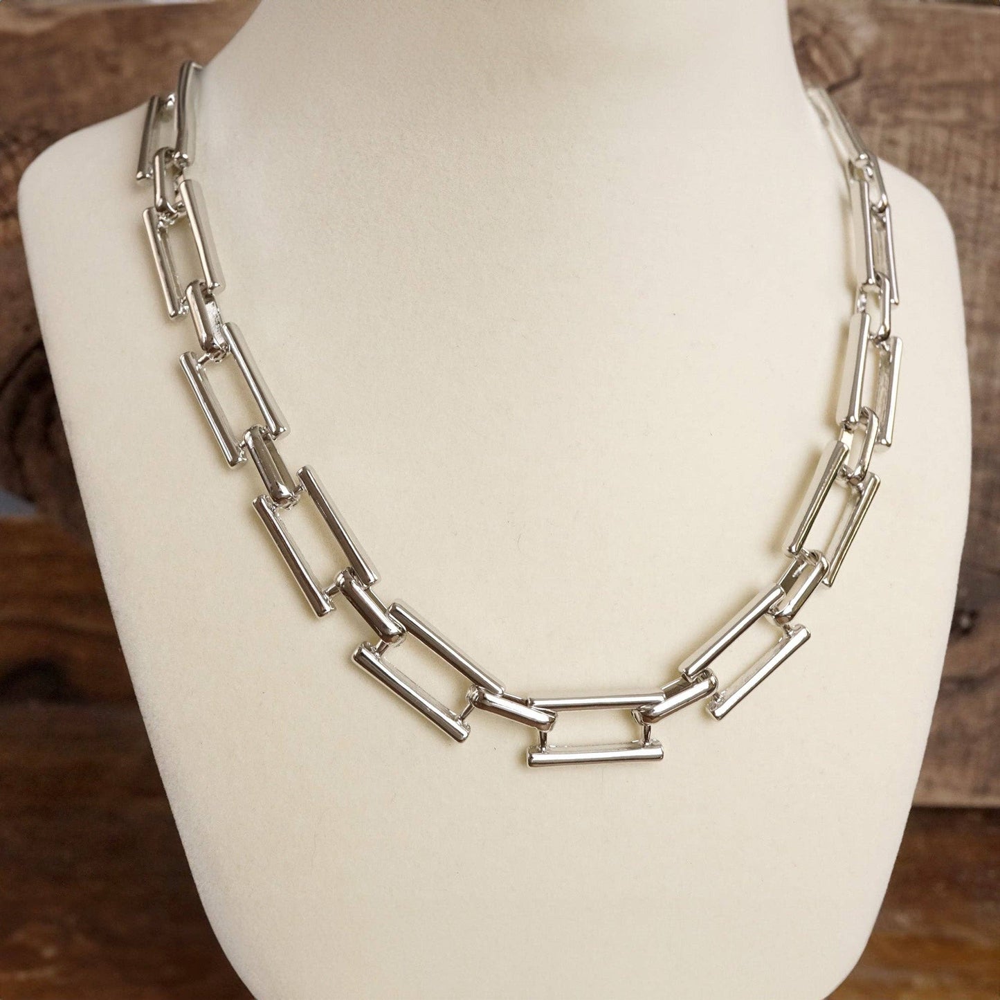 Urban Edge Necklace- Silver