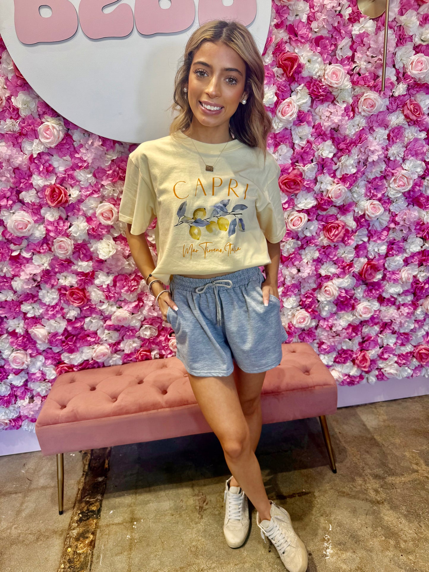 CAPRI lemon Graphic t-shirt