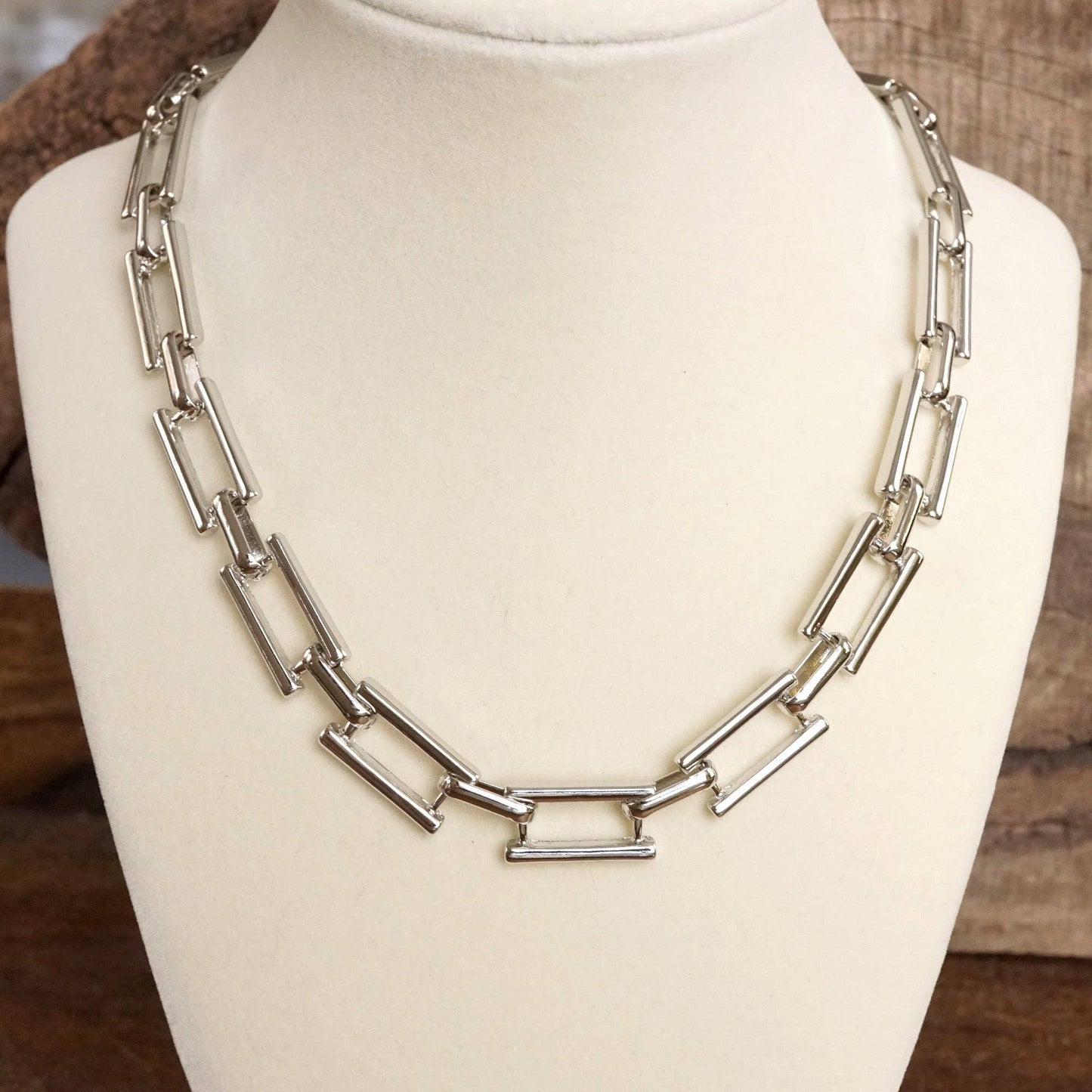 Urban Edge Necklace- Silver