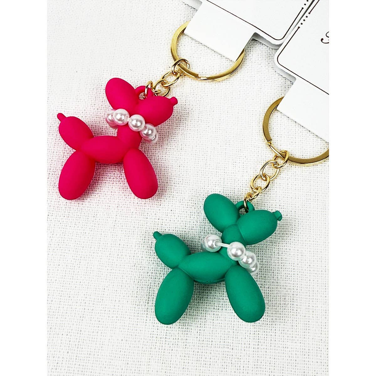 Colorful Puppy Theme Keychain