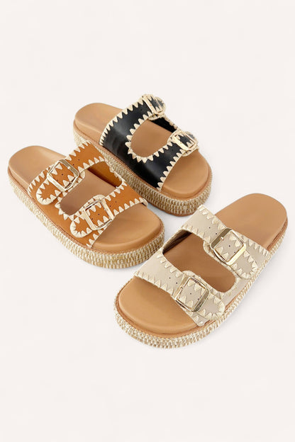 The Brittany sandal (BLACK)