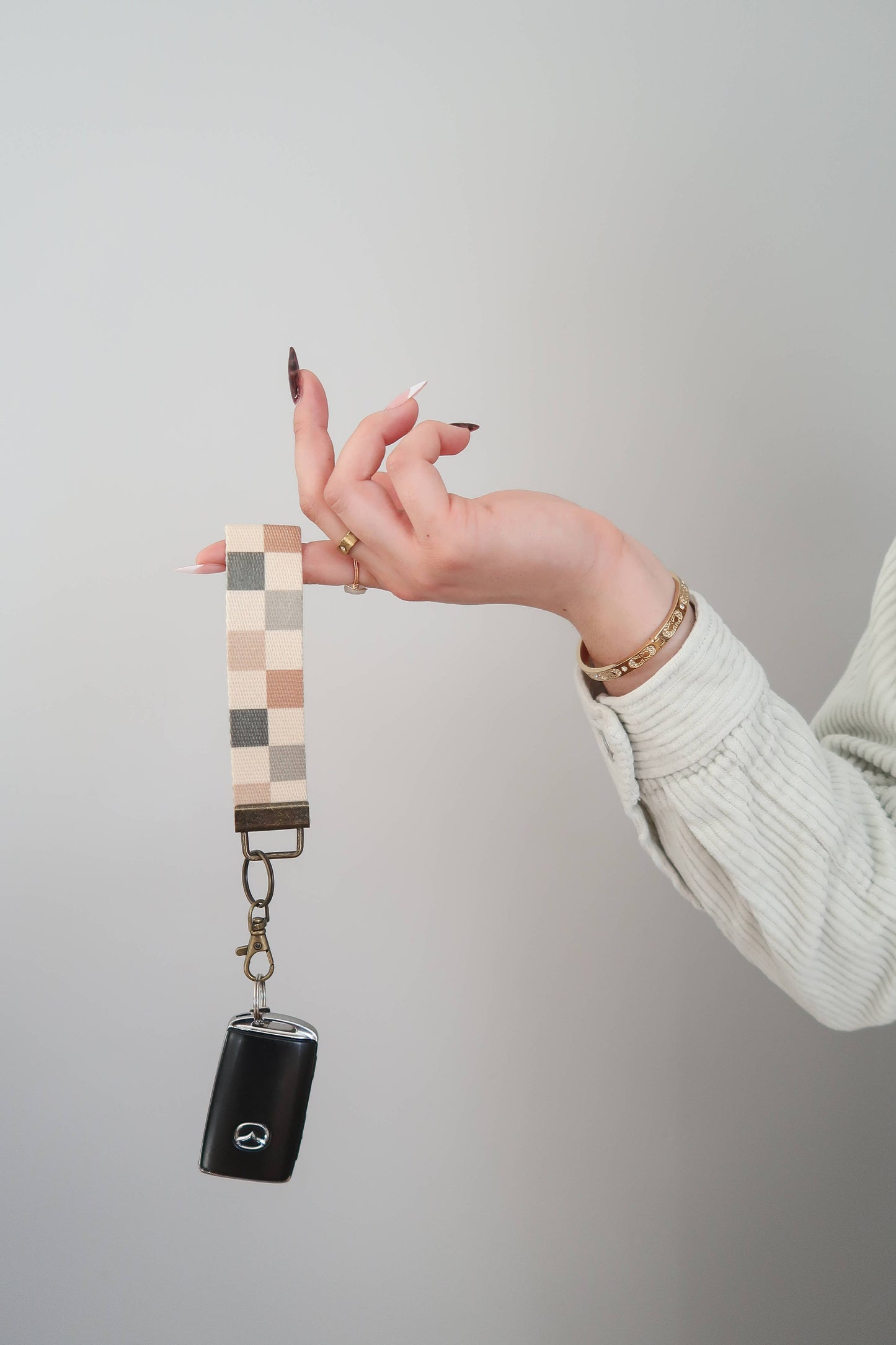 Canvas Wrist Keychain Lanyard, Key wristlet