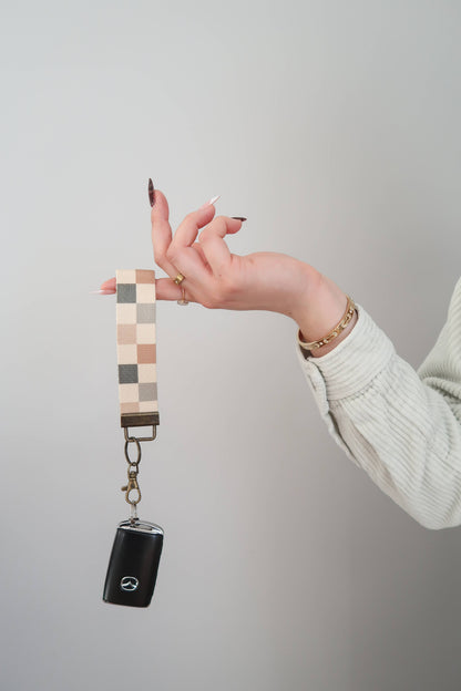 Canvas Wrist Keychain Lanyard, Key wristlet