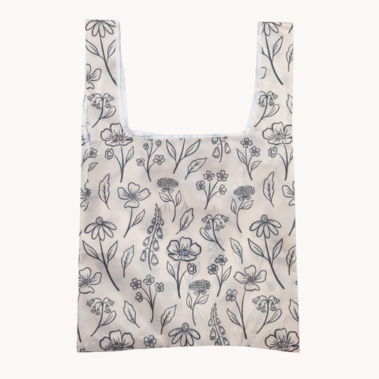 Pressed Floral Reusable Bag