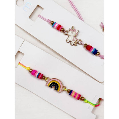 Kids Unicorn and Rainbow Adjustable Bracelet/Necklace