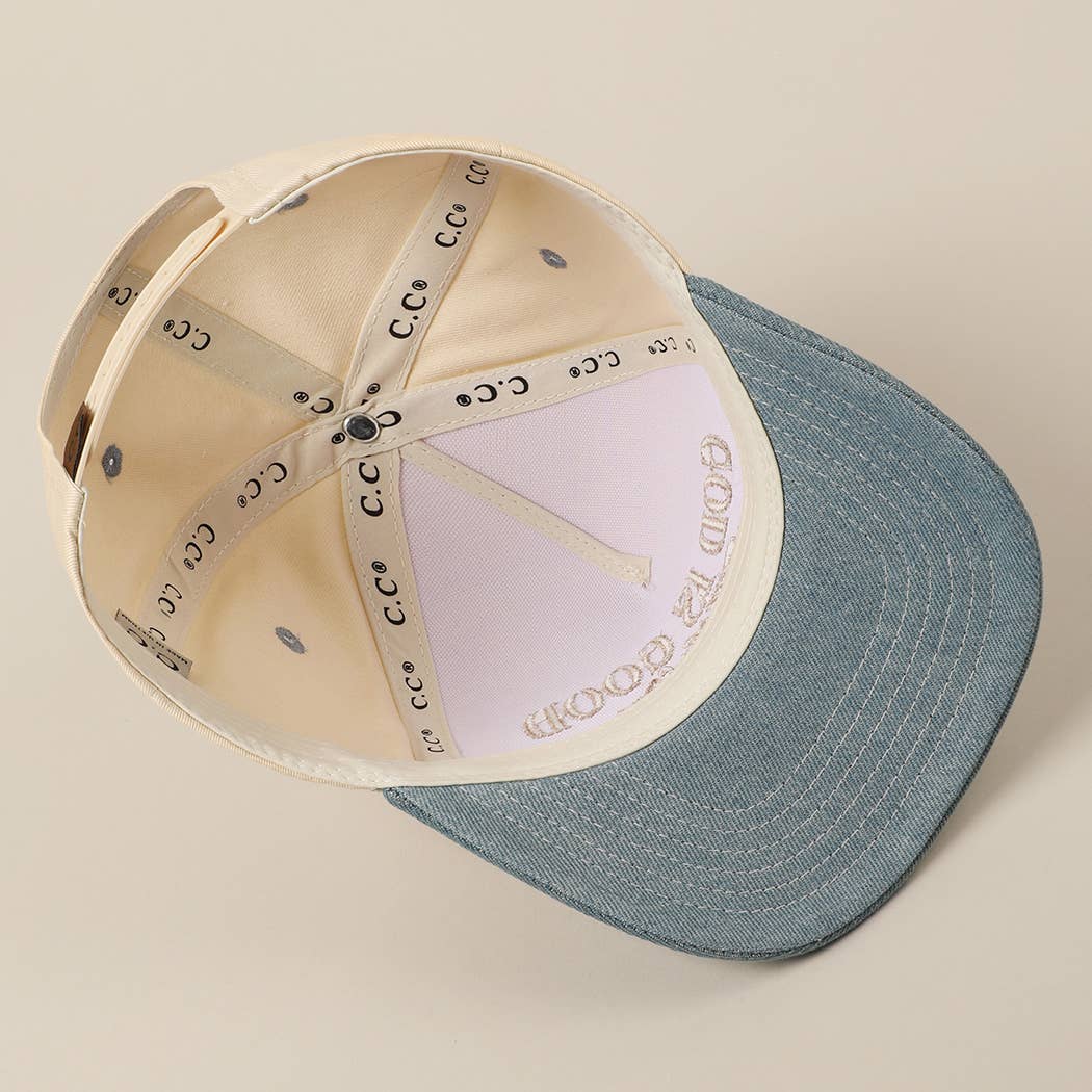 God Is Good Embroidered Hat