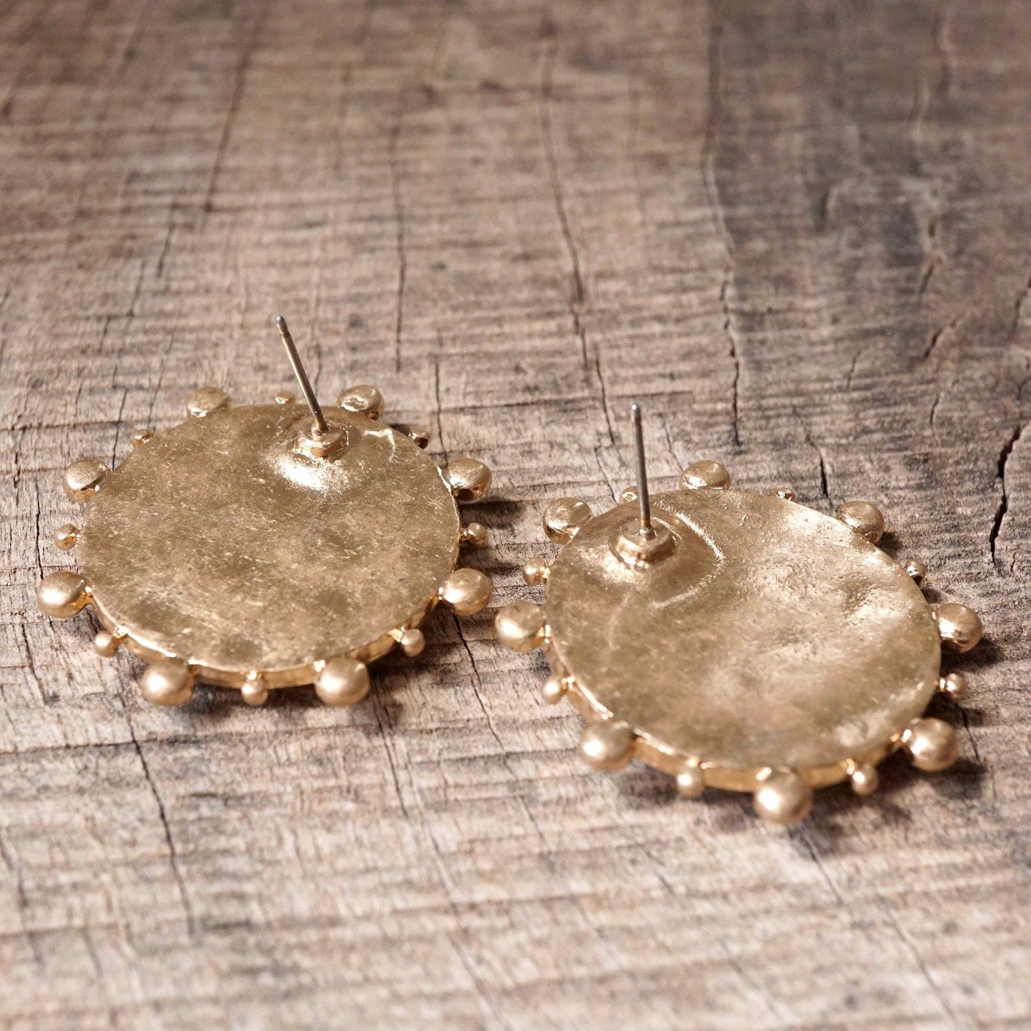 Boho Coin Statement Studs