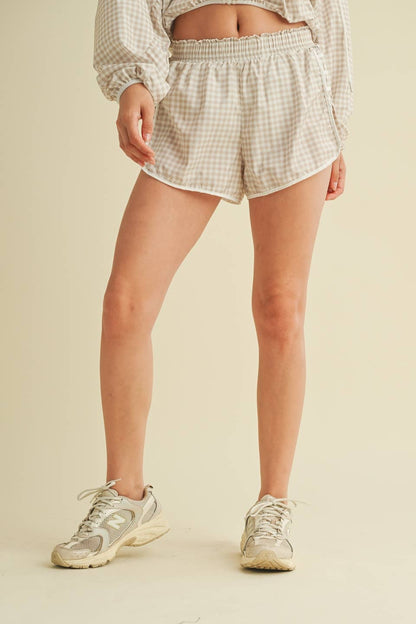 Gingham Grace shorts