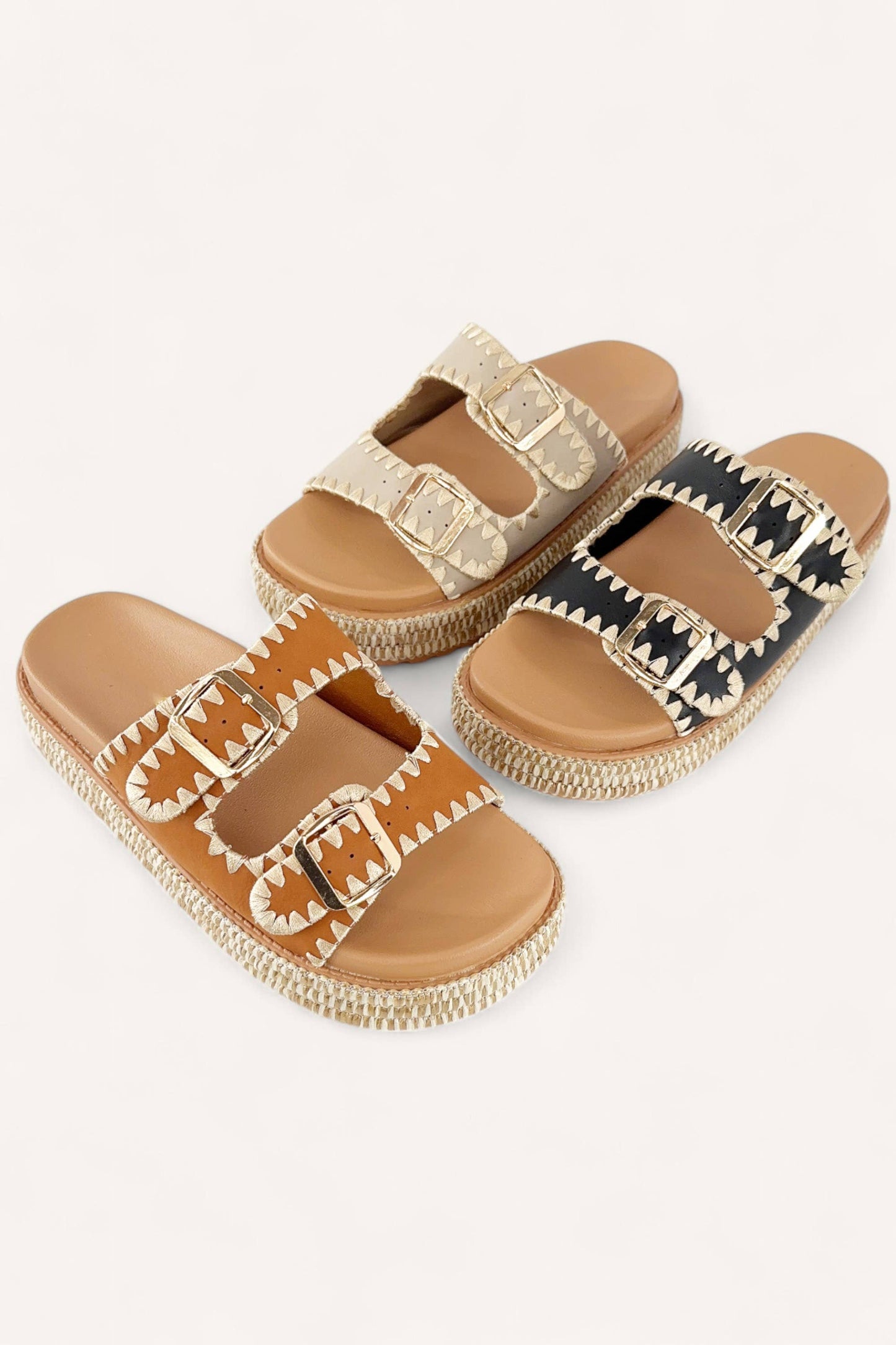 The Brittany sandal (BLACK)