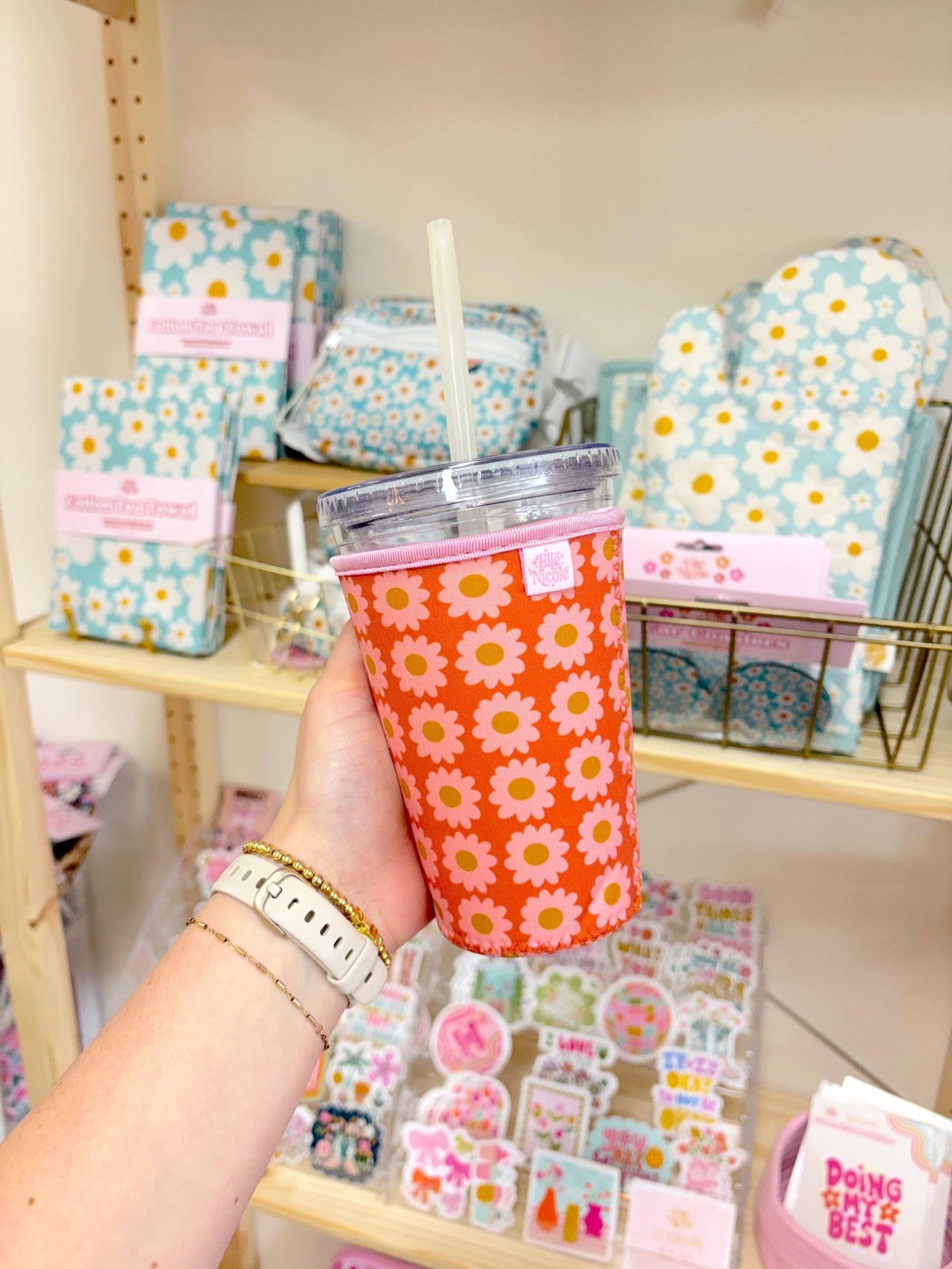 Boho Florals - Iced Drink Sleeve
