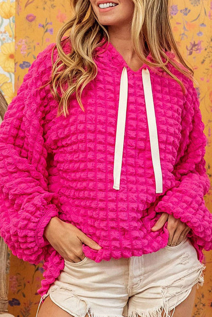 Saddle Blush Waffle Hoodie