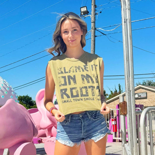 Blame it on my roots tee