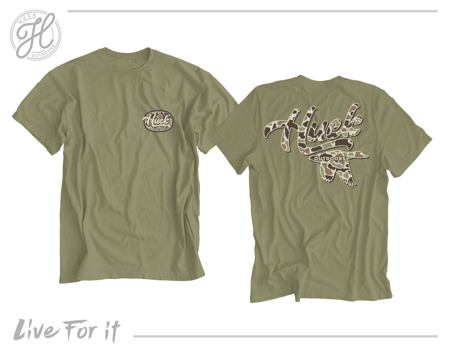Old School Camo Huck Tee
