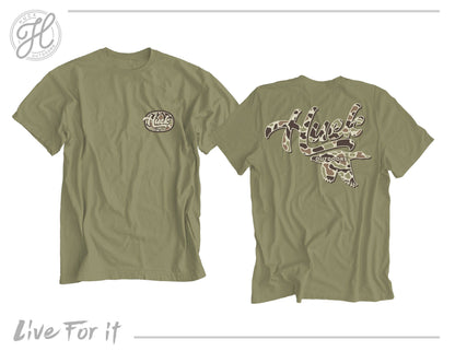 Old School Camo Huck Tee