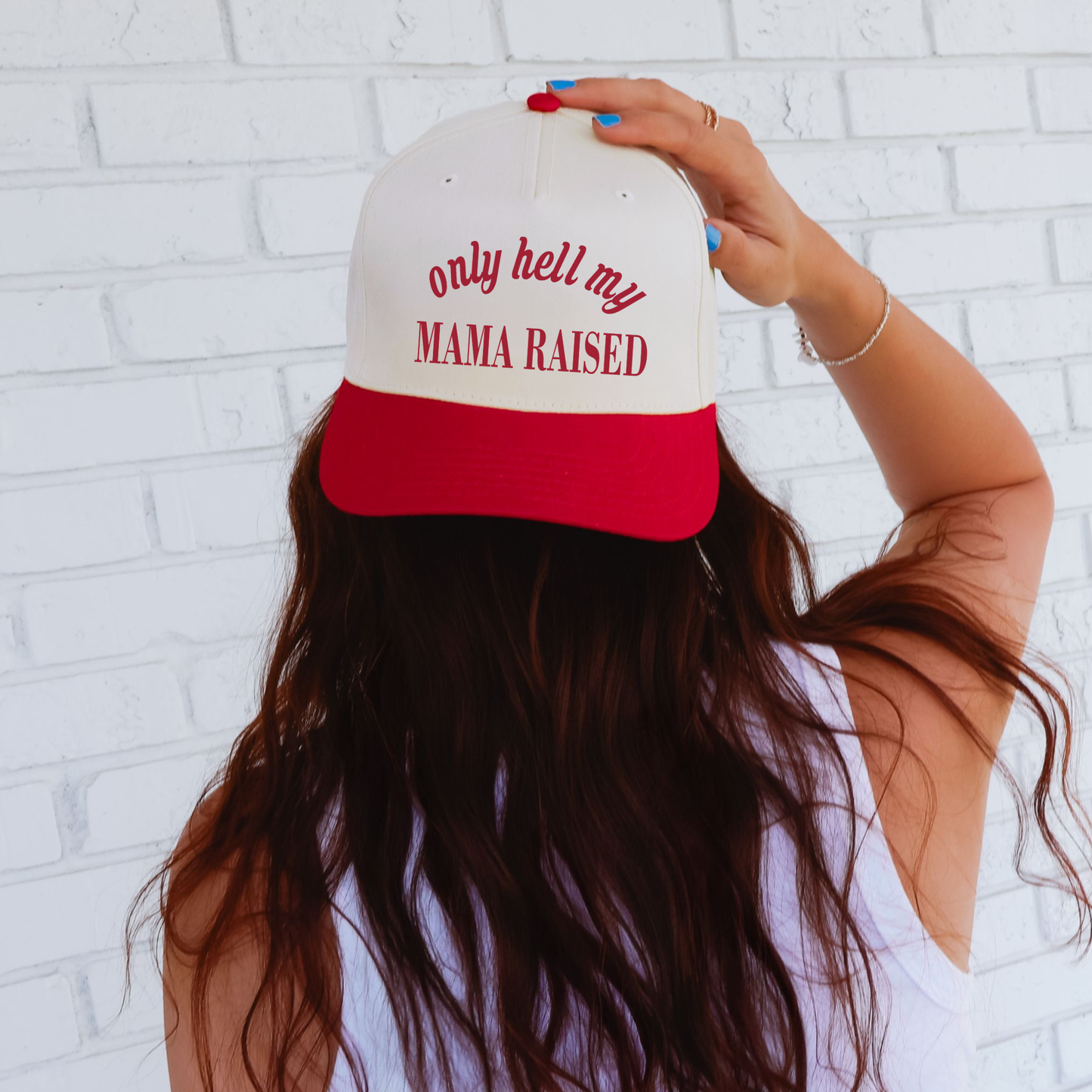 My Mama Raised Trucker Hat