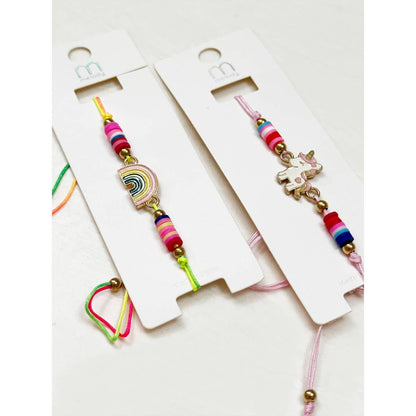 Kids Unicorn and Rainbow Adjustable Bracelet/Necklace