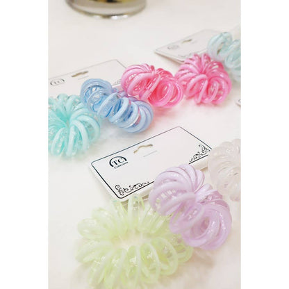 3-pack Candy Color Phone Cord Hair Tie