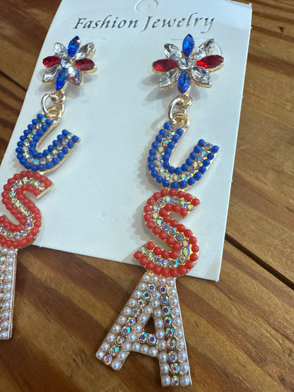 Star studded earrings