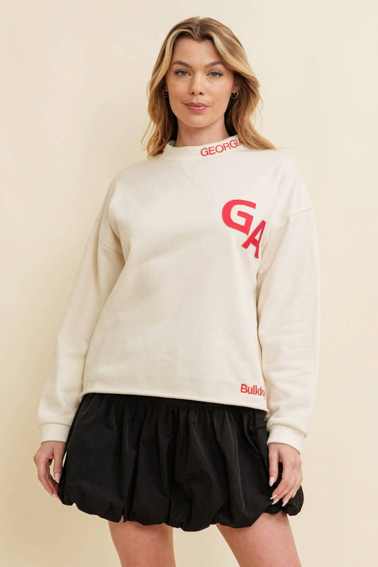 Bulldog Belle Pullover