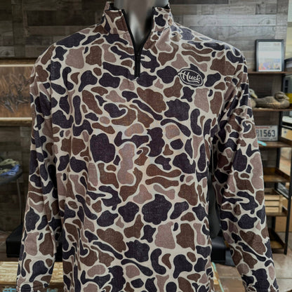 Slough Camo - Quarter Zip Pullover