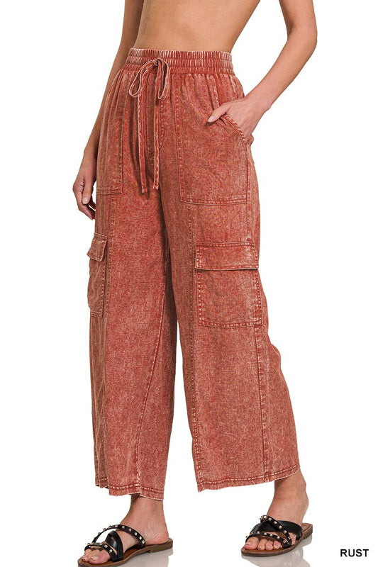 Falling for you linen pants