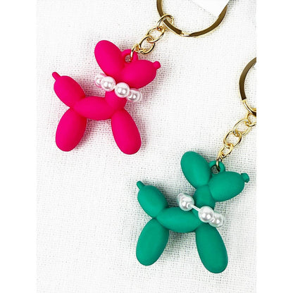 Colorful Puppy Theme Keychain