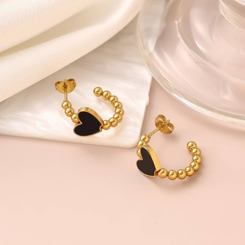 18K Stainless Steel Tarnish Free Waterproof Hoop