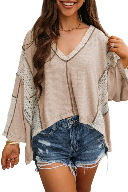 Golden Hour Waffle Knit top