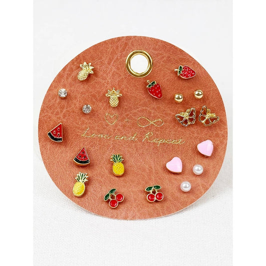 Fruity Minimal Earrings (kids or adult)