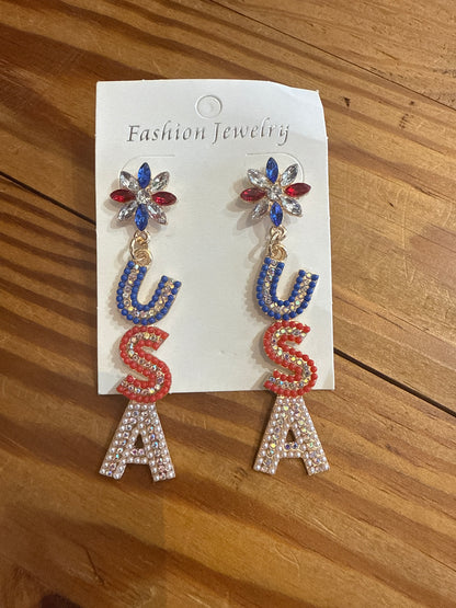 Star studded earrings