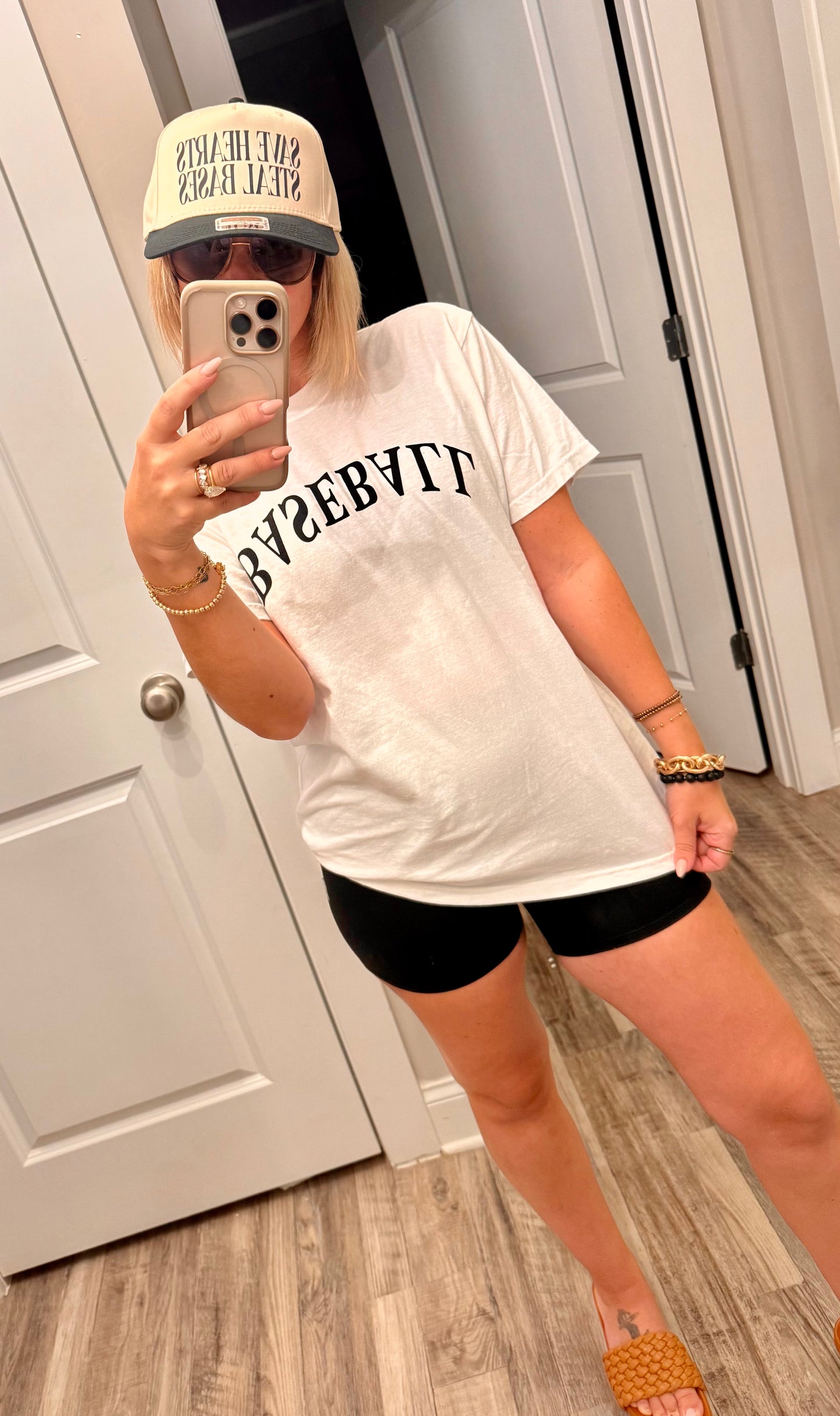 Baseball Upside Down Tee Shirt