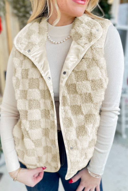 Almond Luxe Vest