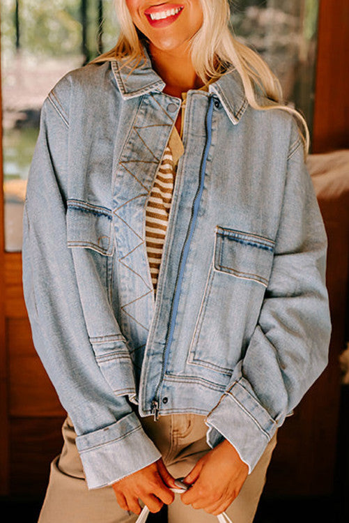 Out last night denim jacket