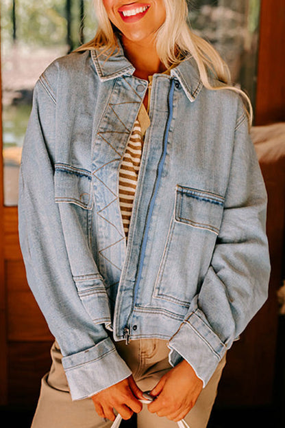 Out last night denim jacket