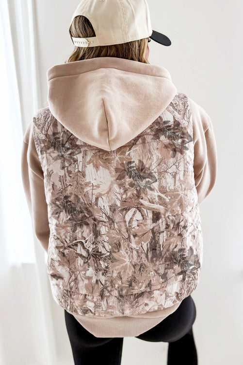 Come find me Puffer camo vest