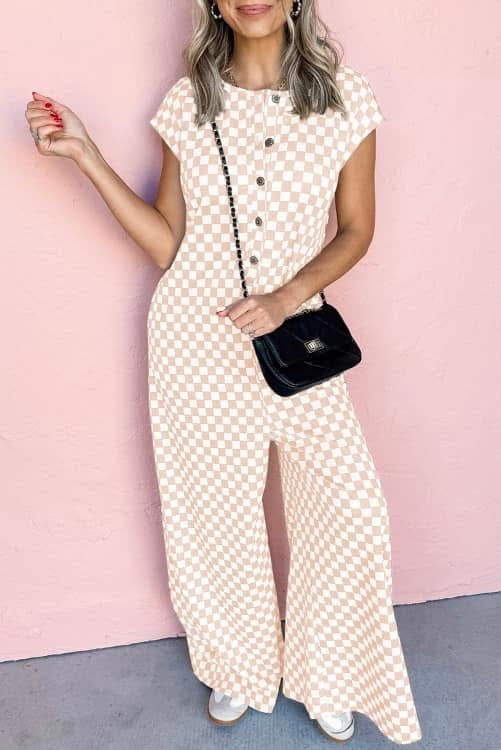 Checker Romper