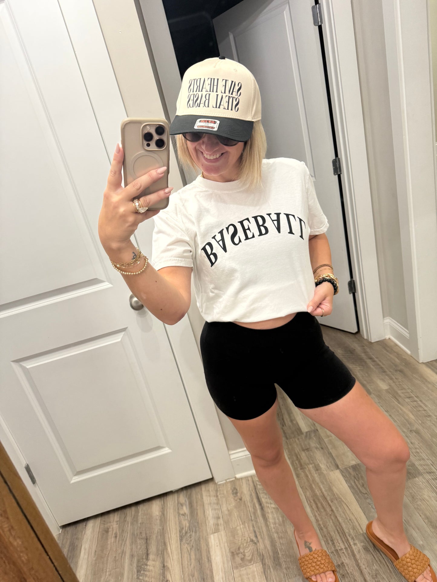 Baseball Upside Down Tee Shirt