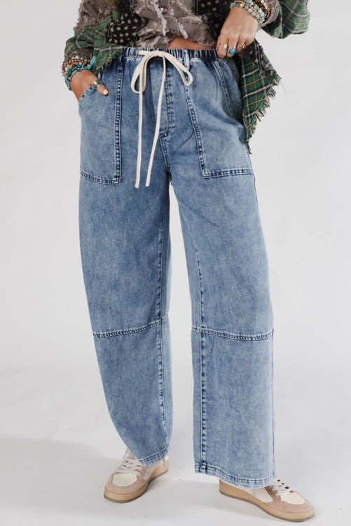 Downtown Ease Wide-Leg Denim