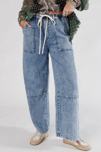 Downtown Ease Wide-Leg Denim