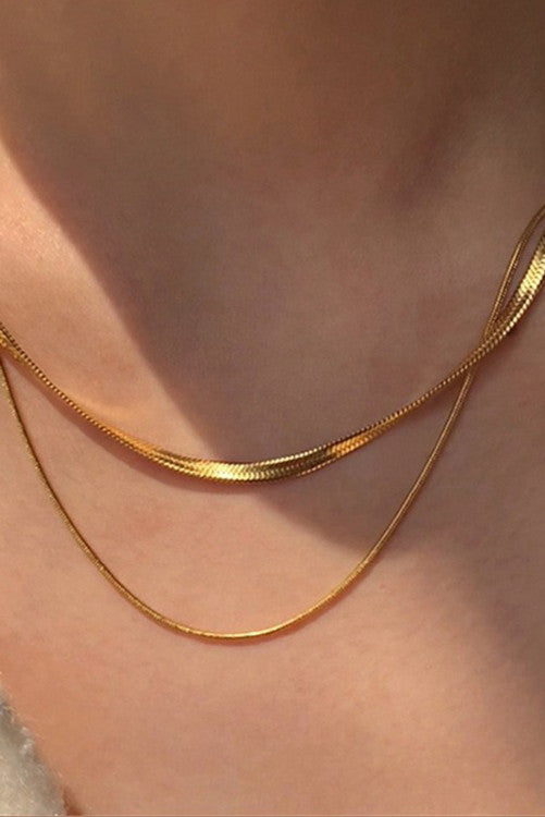 2 piece Gold Necklace
