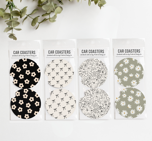 Car Coasters, Set of 2 Car Coasters - new