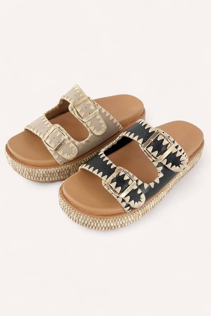 The Brittany sandal (BLACK)