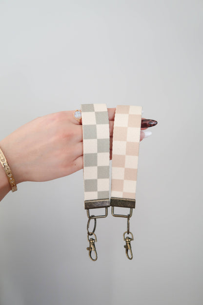 Canvas Wrist Keychain Lanyard, Key wristlet