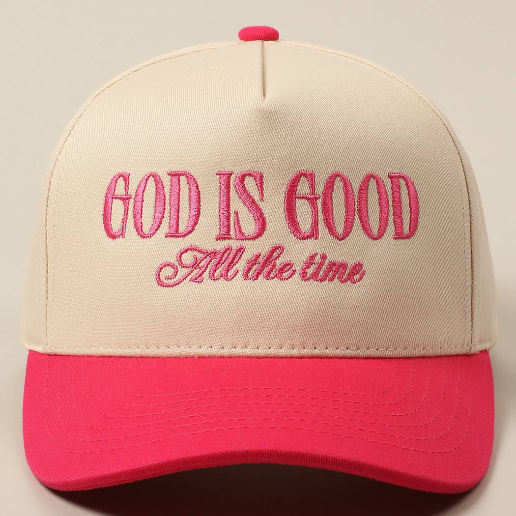 God Is Good Embroidered Hat