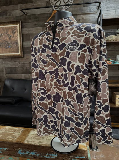 Slough Camo - Quarter Zip Pullover