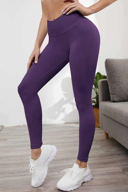 Solid color seamless full length butt lift  yoga legging