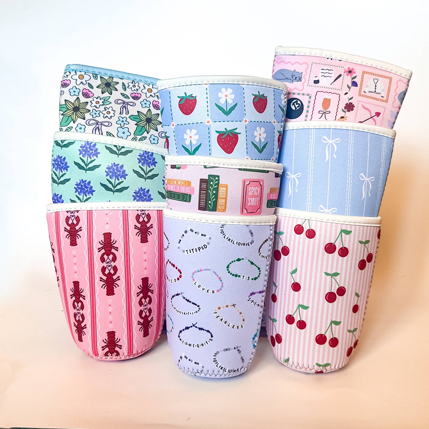 Nantucket Spring Hydrangeas | Iced Coffee Sleeve
