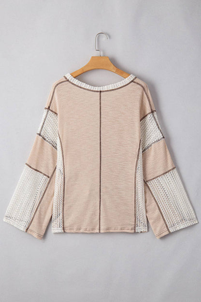 Golden Hour Waffle Knit top